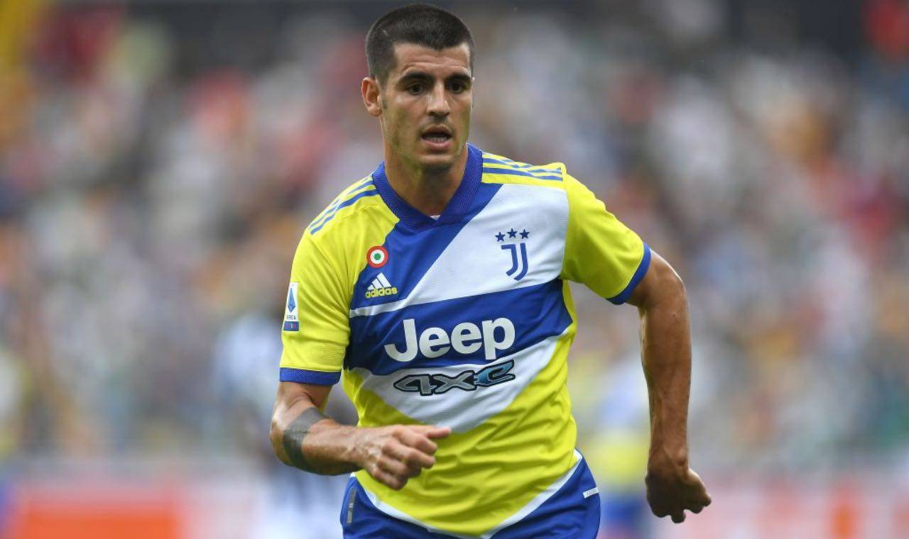 Morata in Udinese-Juventus