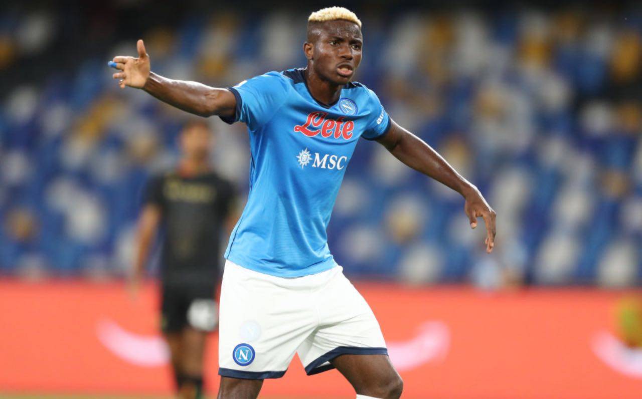 Osimhen in Napoli-Venezia