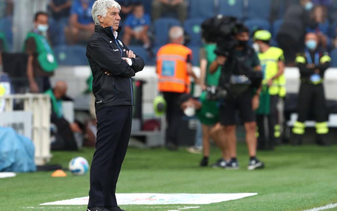 Gasperini durante Atalanta-Bologna