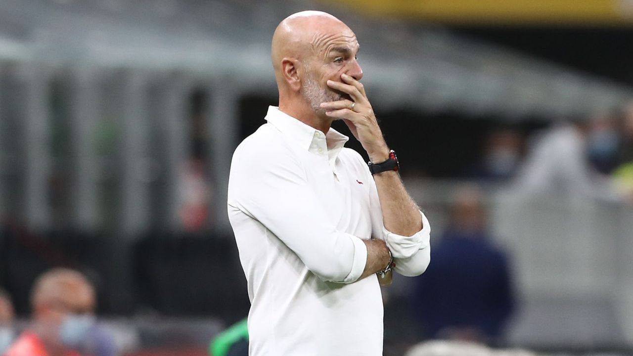 Stefano Pioli pensieroso