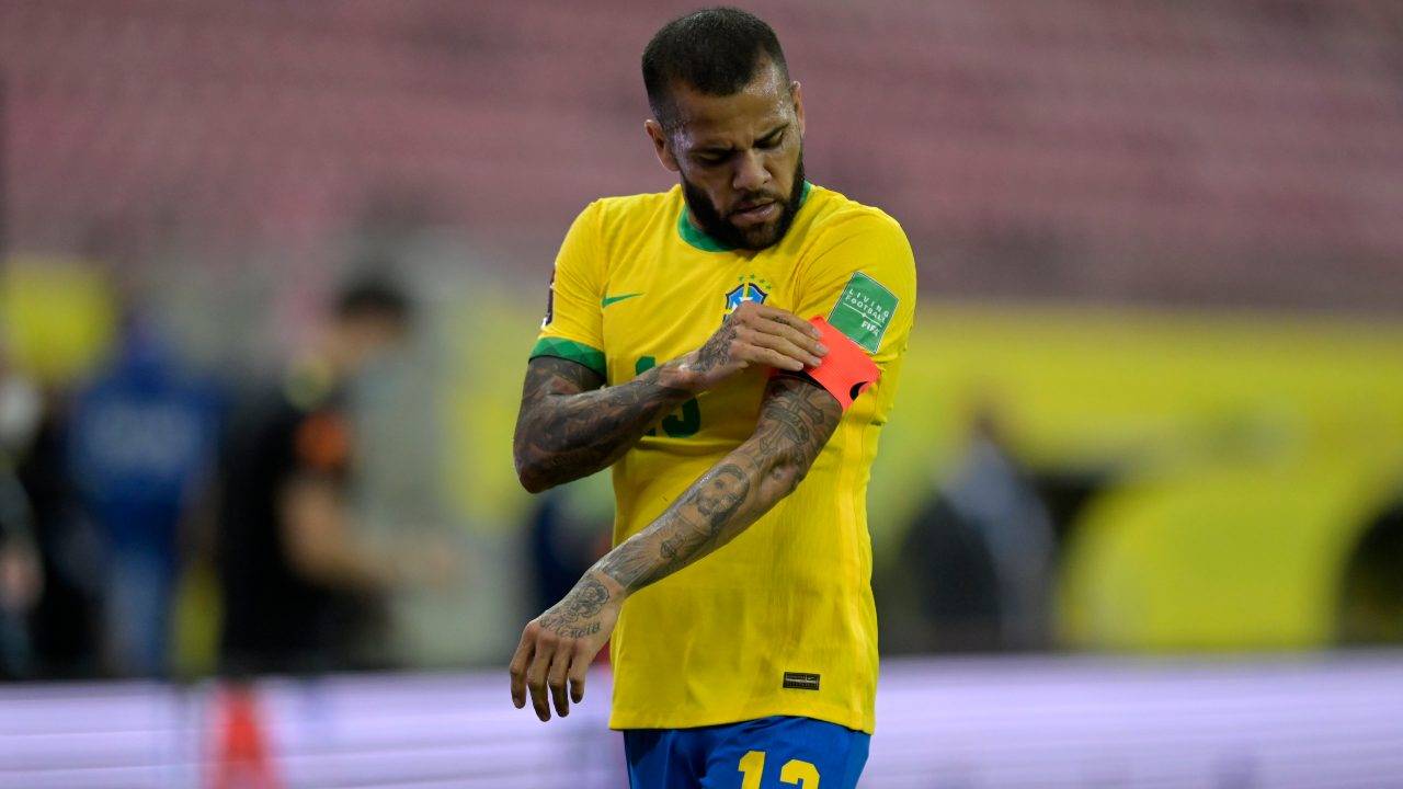 Dani Alves in campo