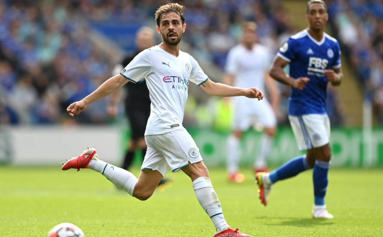 Bernardo Silva con la maglia del City