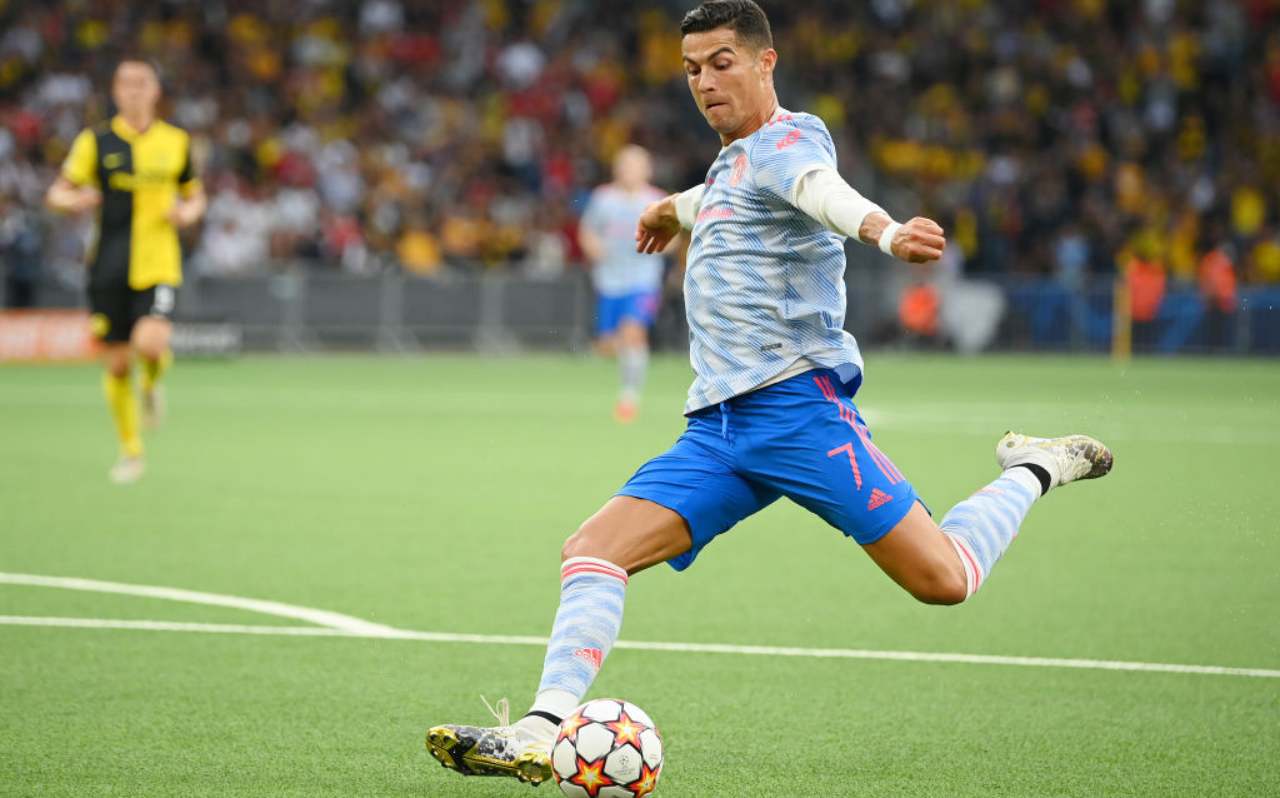 Ronaldo prova il tiro