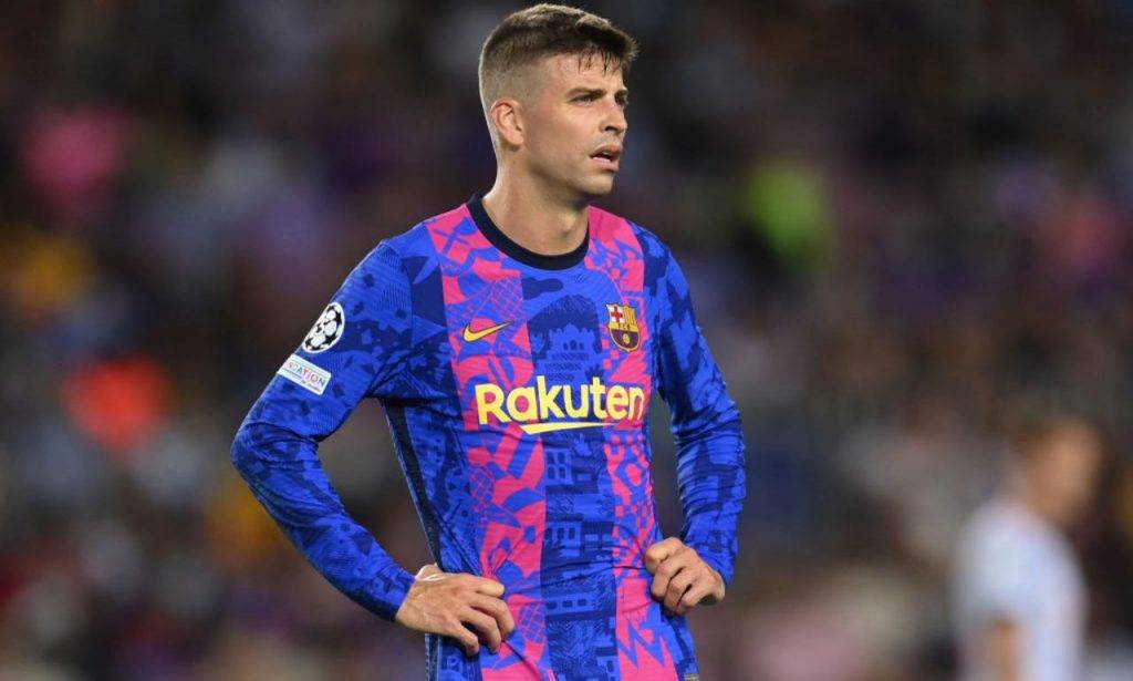 Piqué in Barcellona-Bayern Monaco