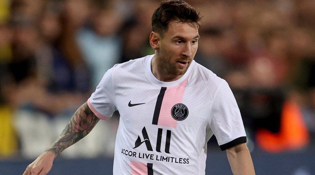 Messi in campo con il Psg