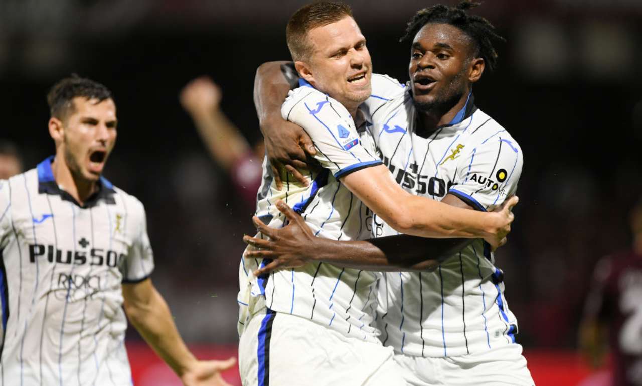 Ilicic e Zapata festeggiano