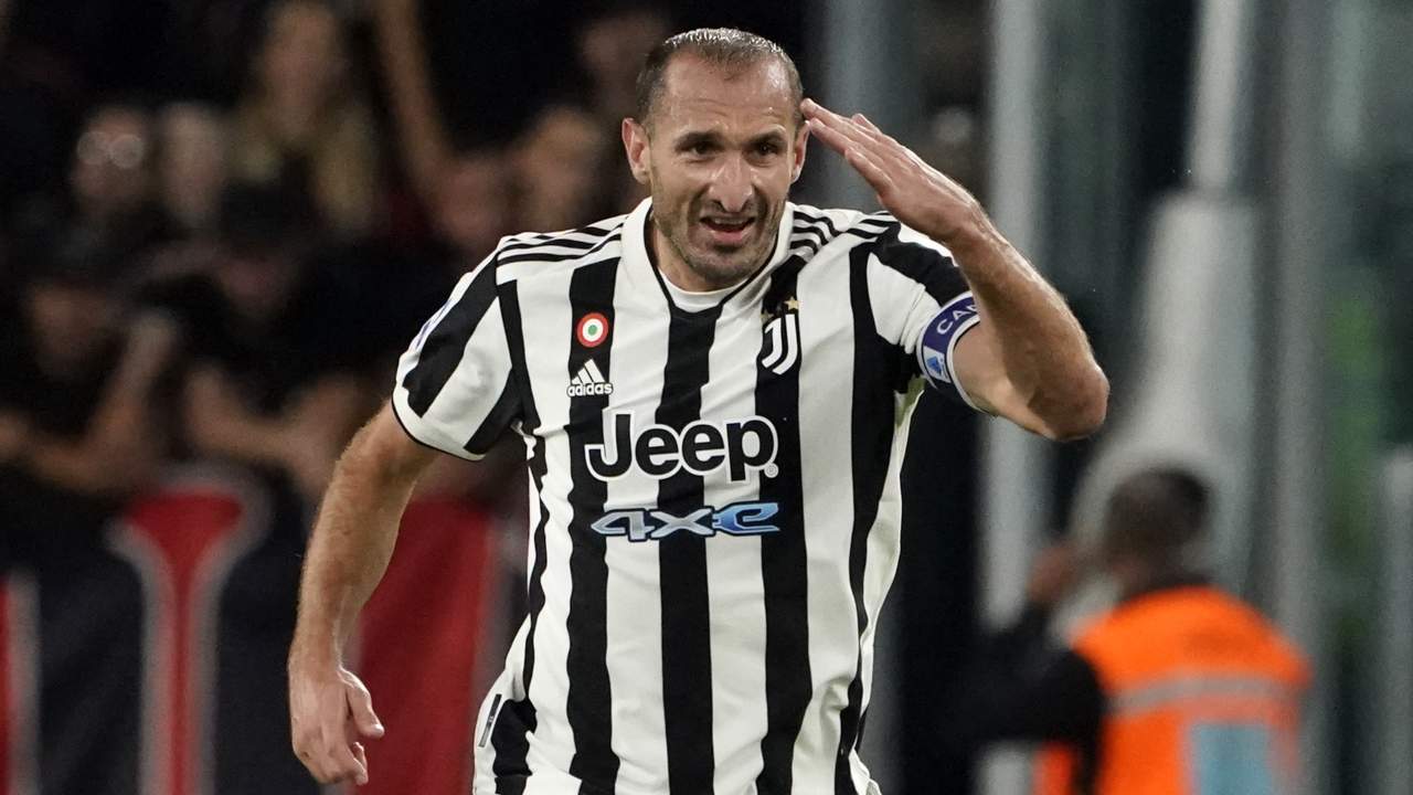 Giorgio Chiellini in azione