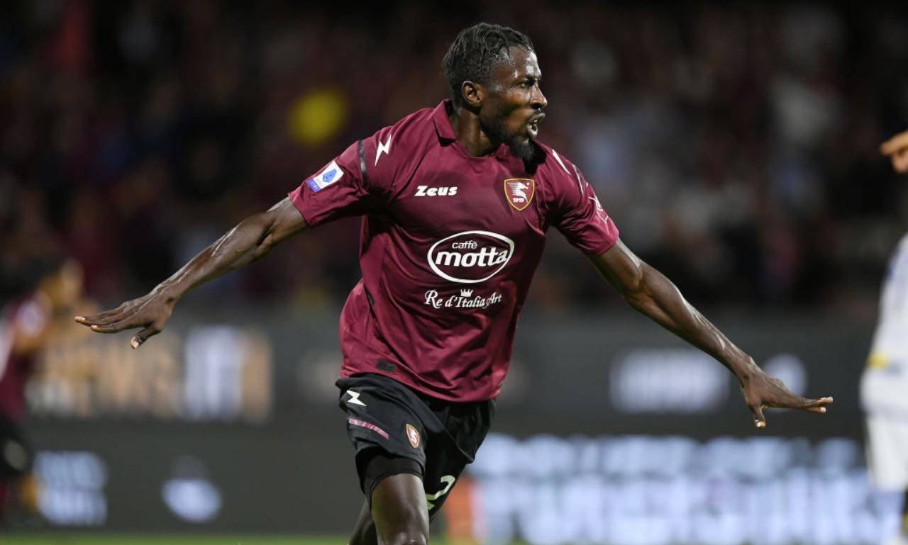 Coulibaly in Salernitana-Verona