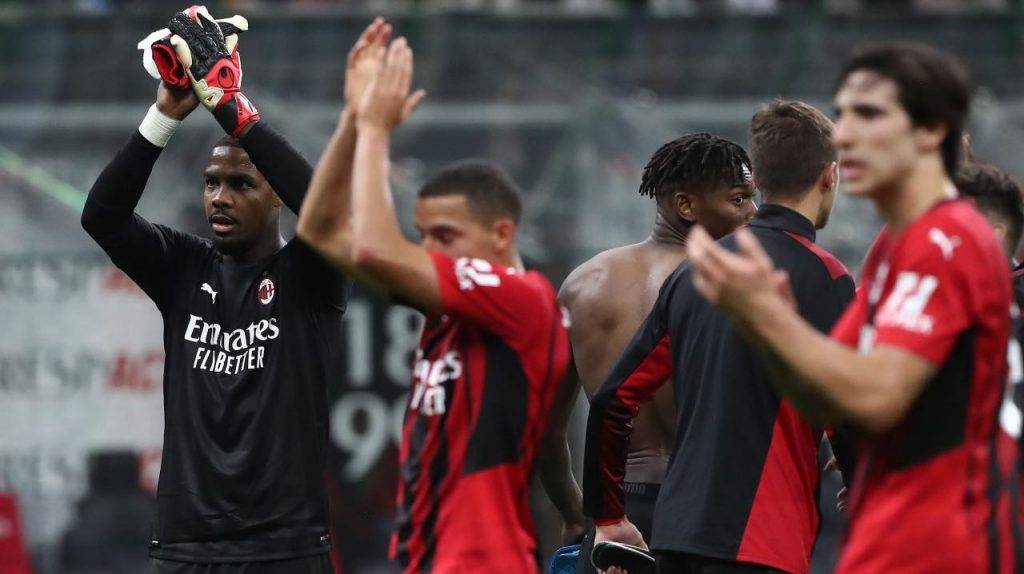 Il Milan festeggia