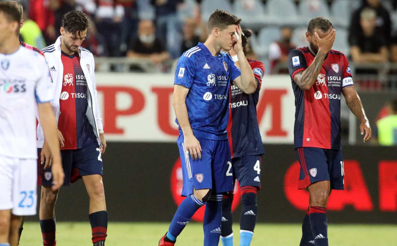 Cagliari scoraggiato