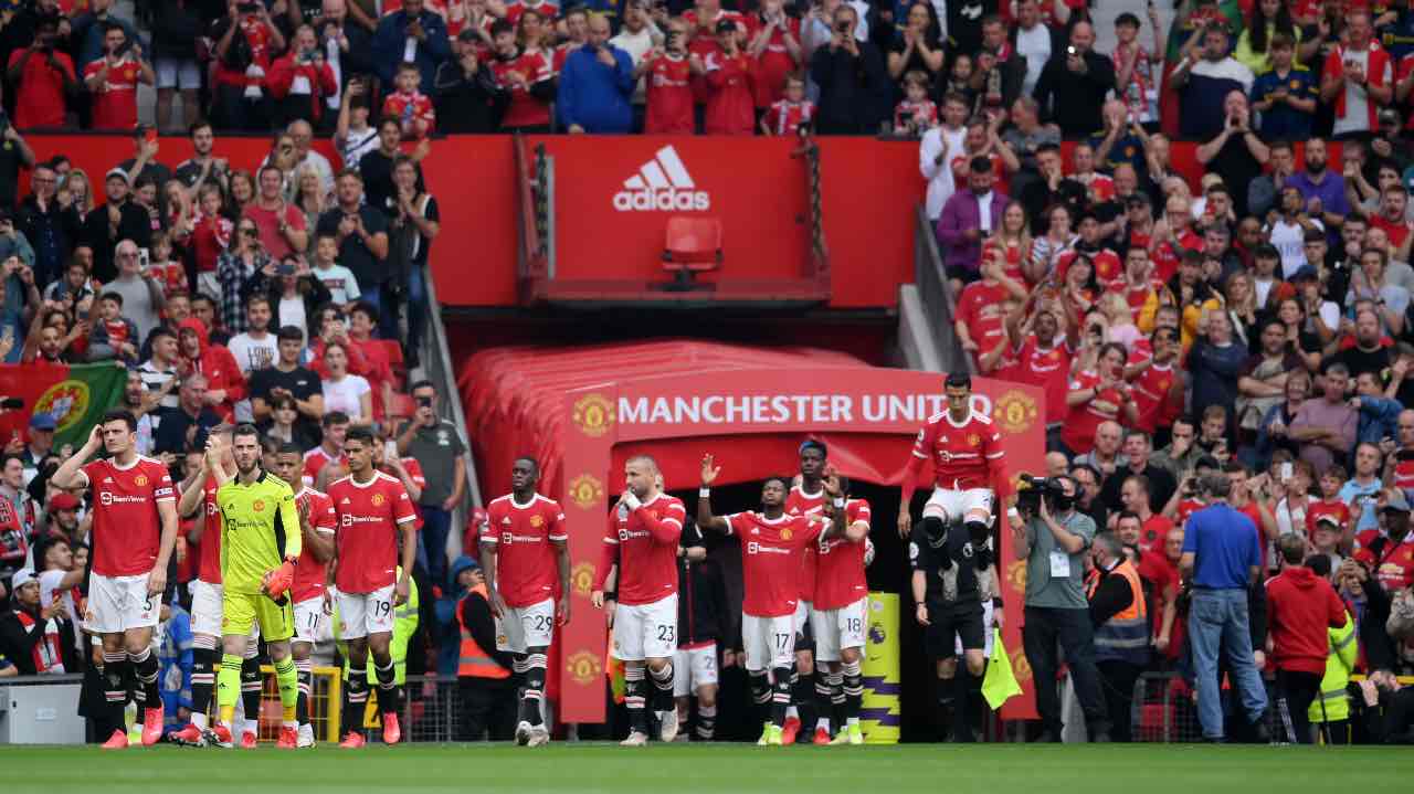 Manchester United in campo