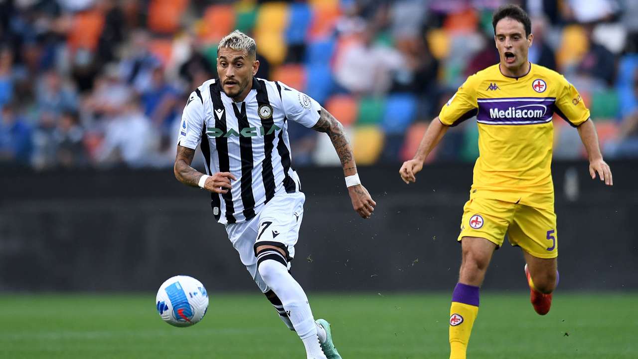 Udinese-Fiorentina in campo