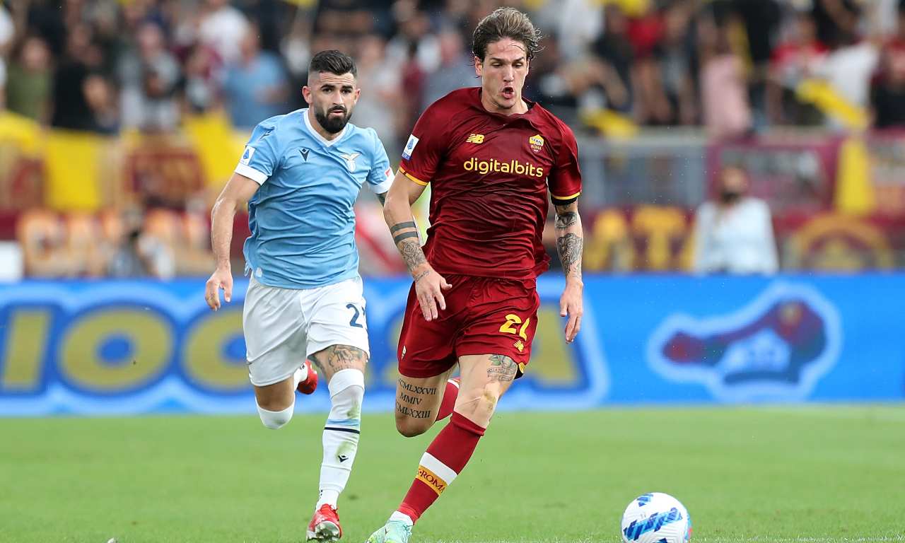 Zaniolo ed Hysaj in azione