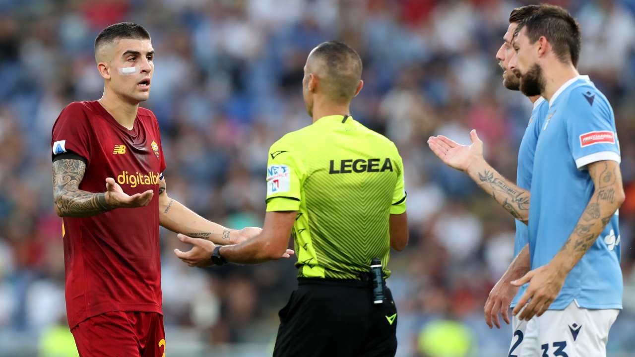 Lazio-Roma in campo