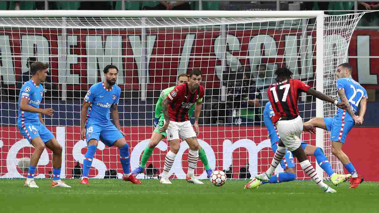 Milan-Atletico in campo