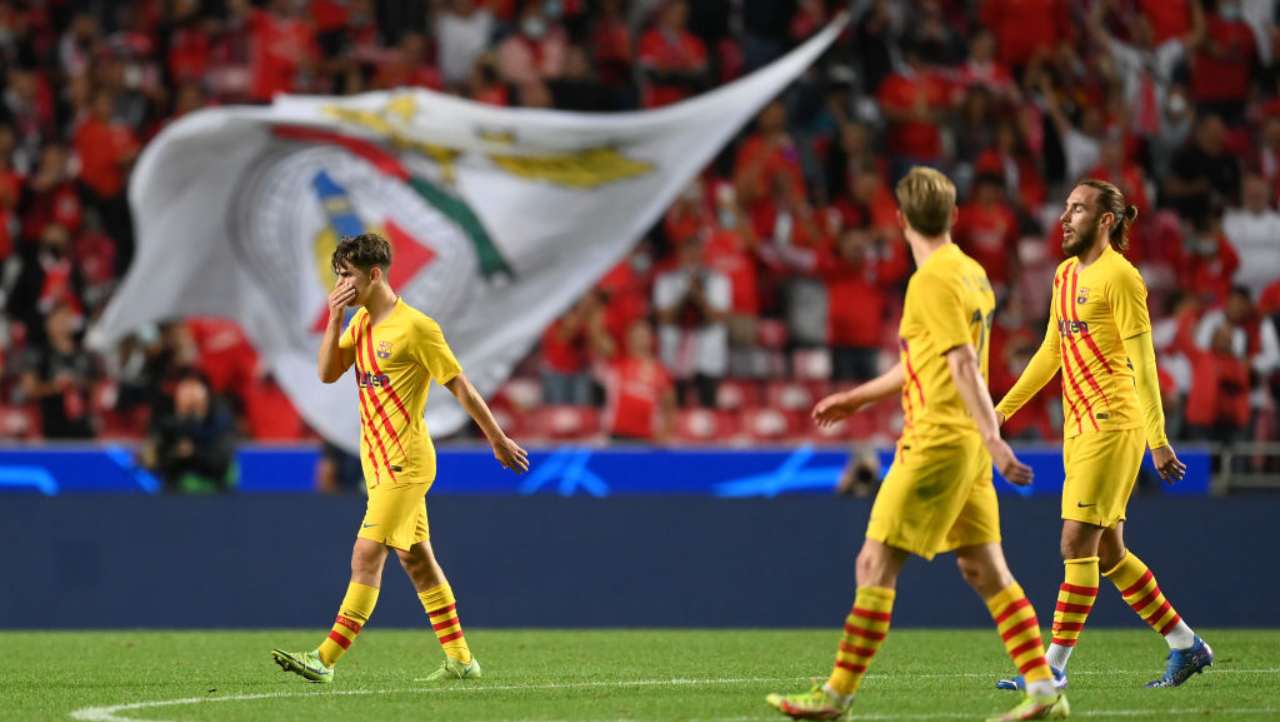 Barcellona sconfitto contro il Benfica