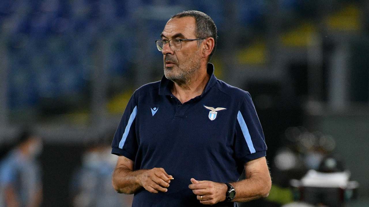 Lazio, Maurizio Sarri a bordocampo