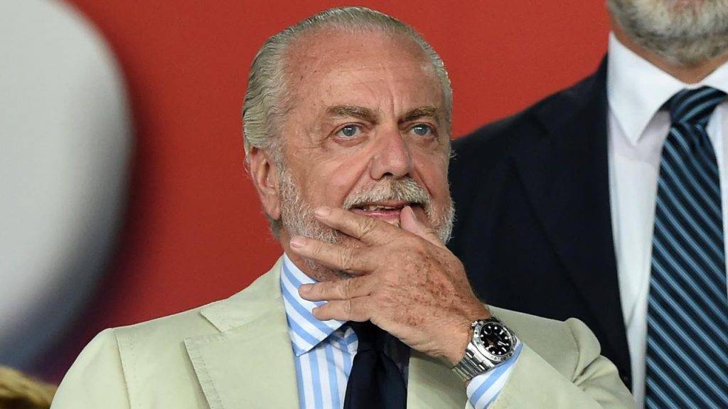 Il presidente del Napoli De Laurentiis riflette