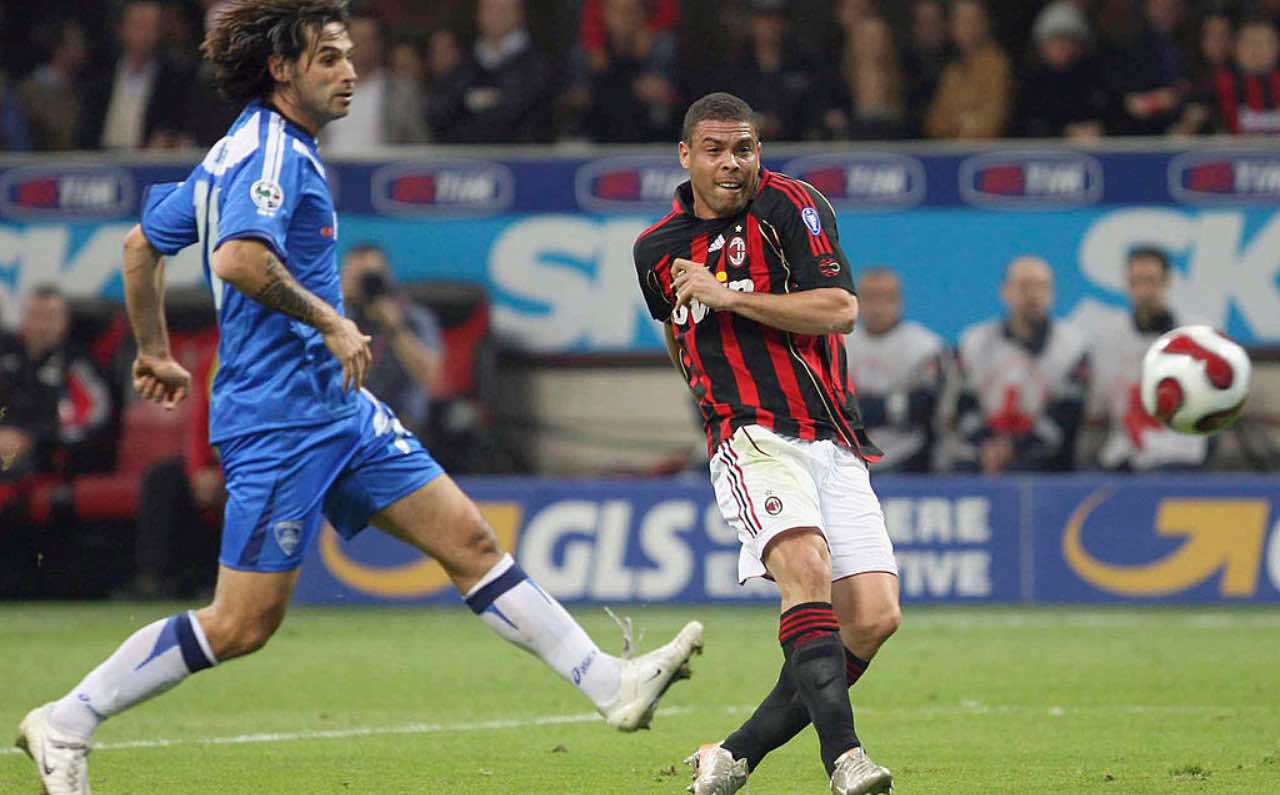 Lele Adani in campo da calciatore