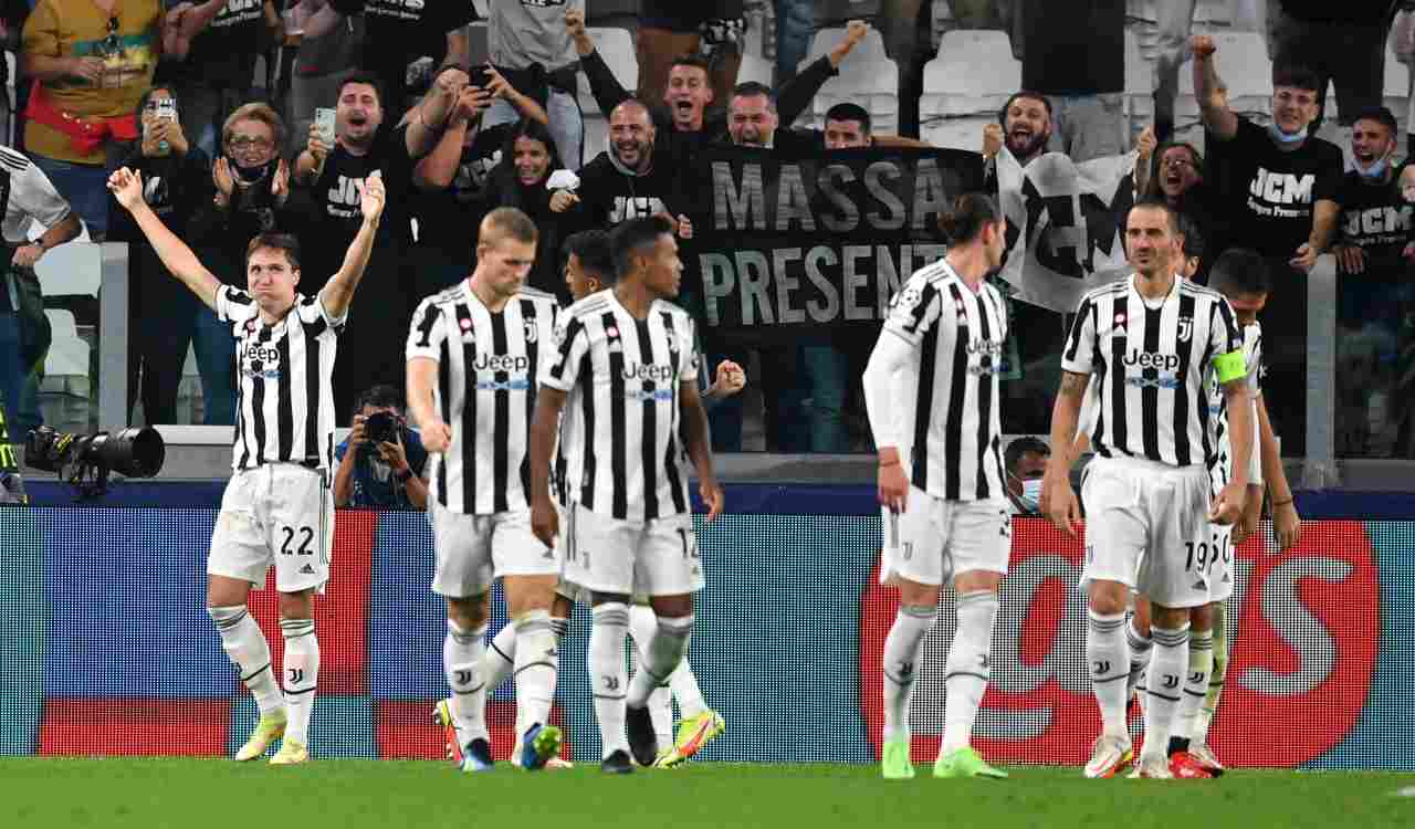 Juventus esulta per il gol