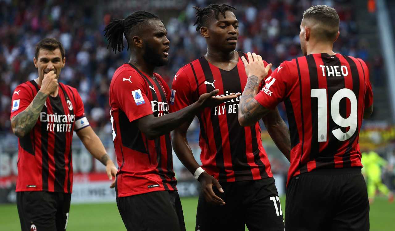 Kessié esulta in gruppo