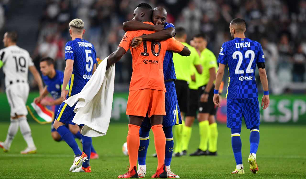 Lukaku abbraccia Mendy