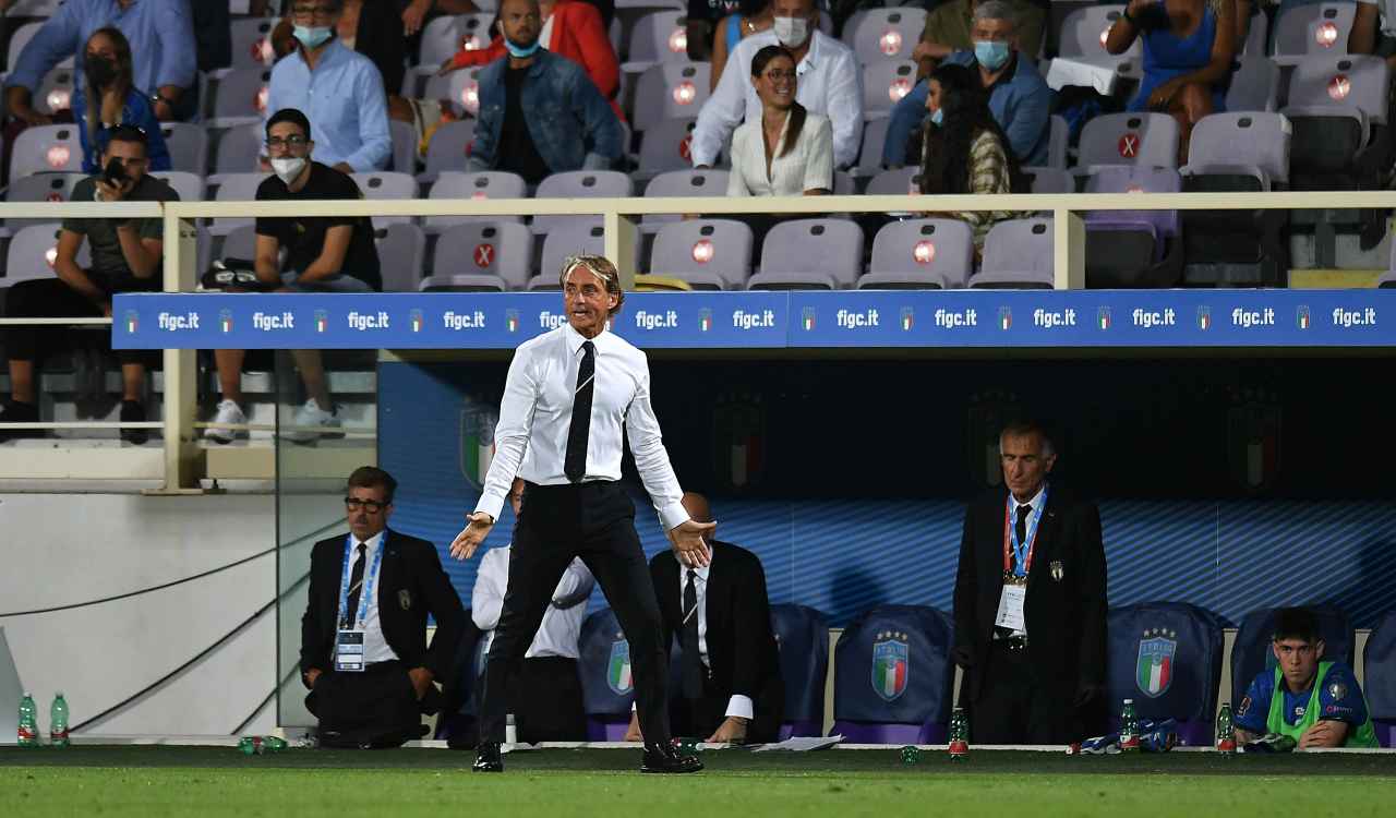 Roberto Mancini in panchina