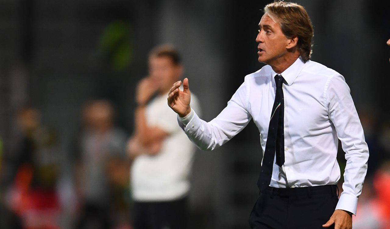 Mancini in panchina