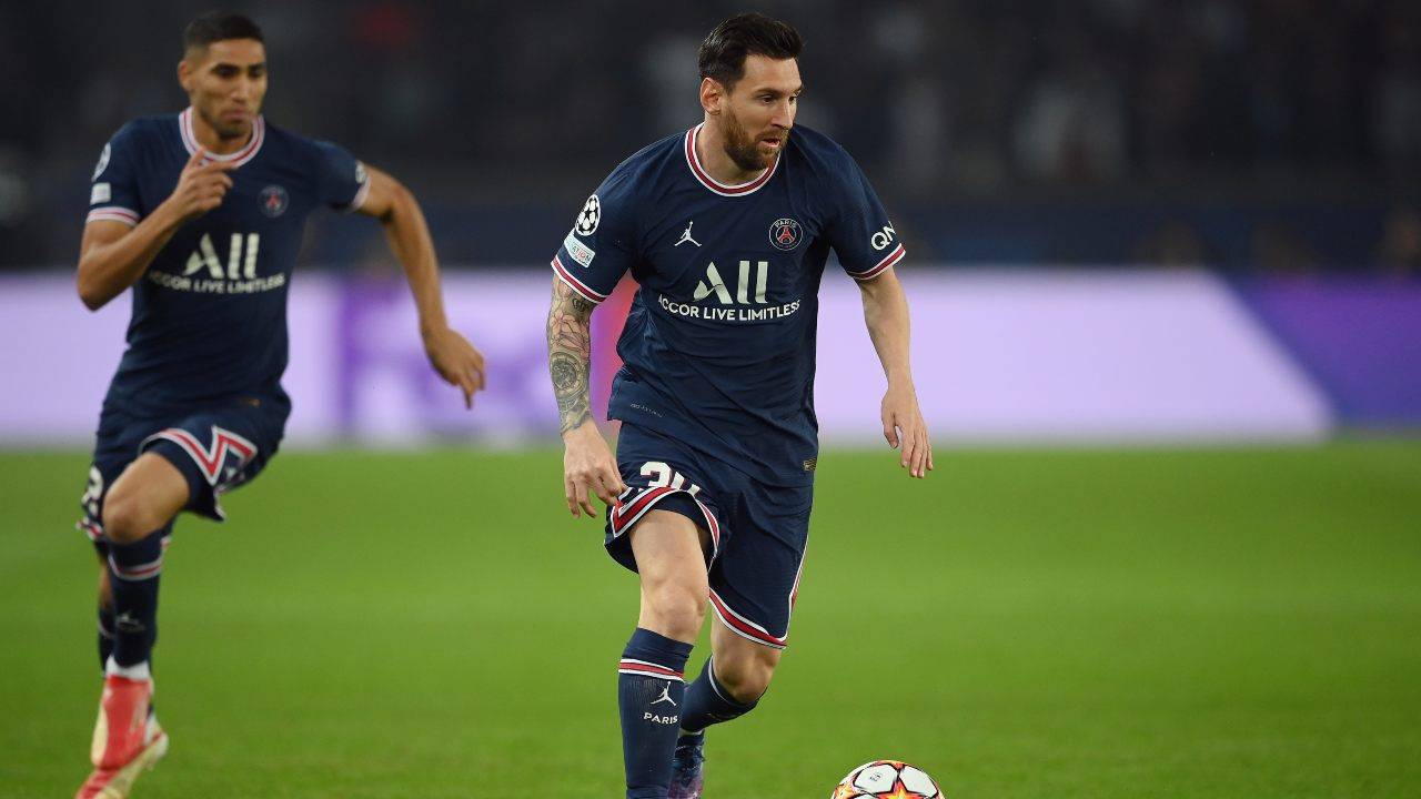 Messi palla al piede