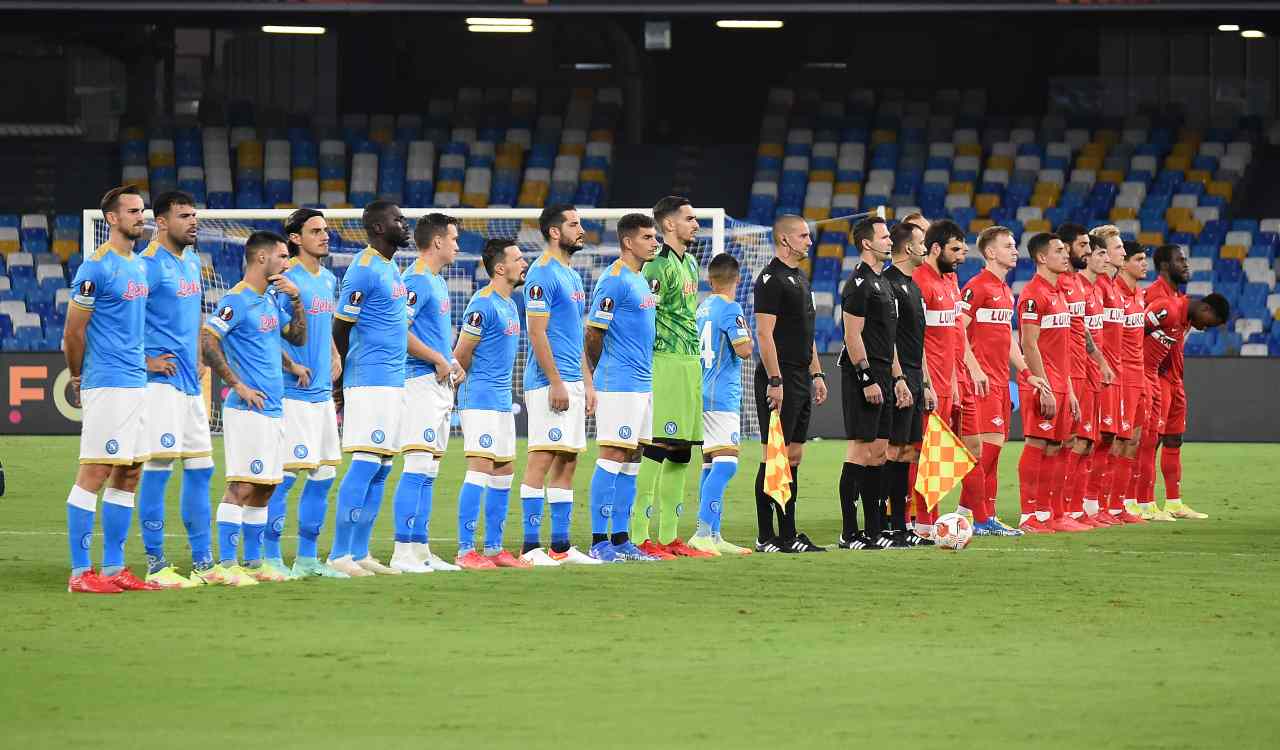 Napoli e Spartak Mosca in campo