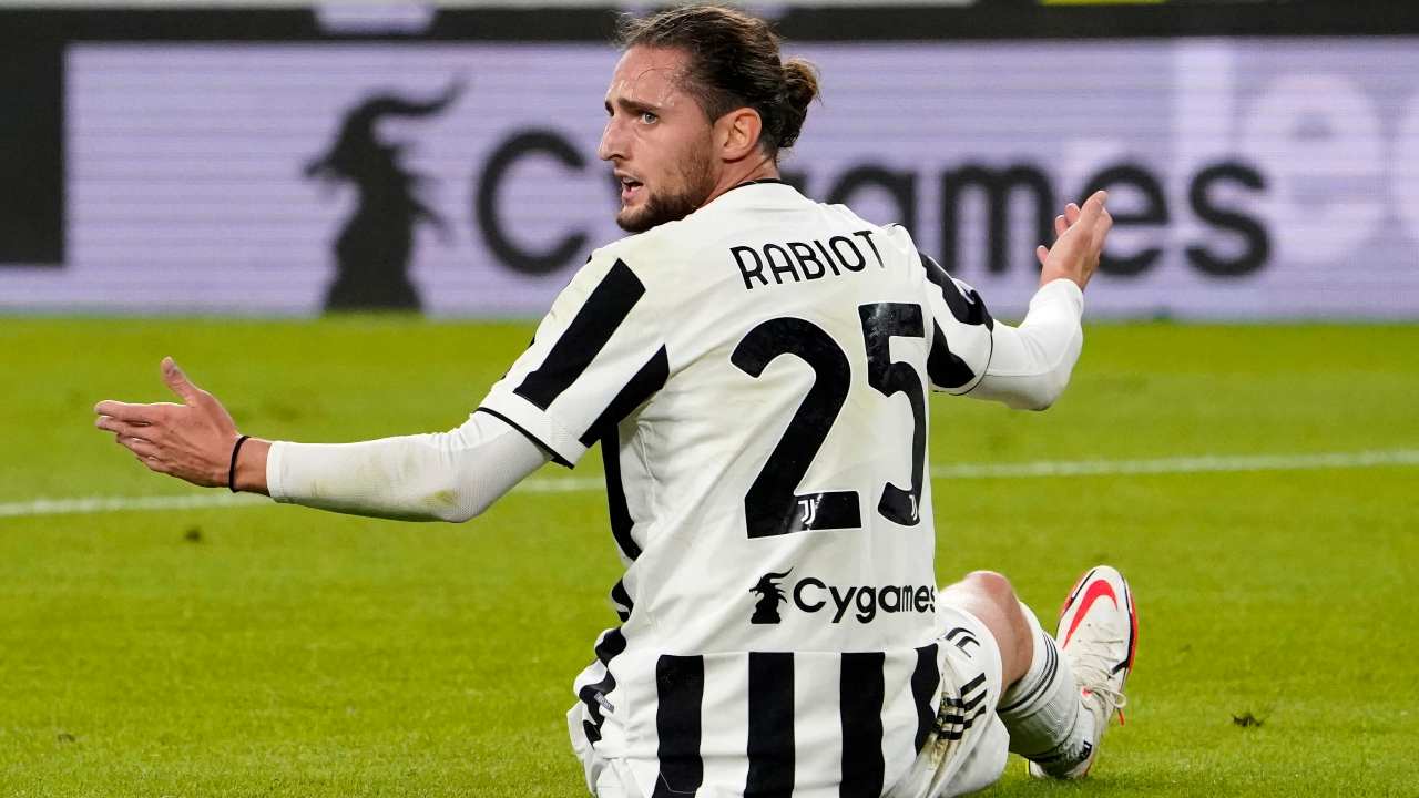 Rabiot sconsolato