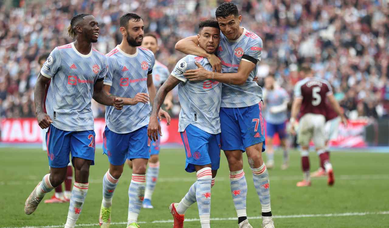 Ronaldo esulta con Lingard