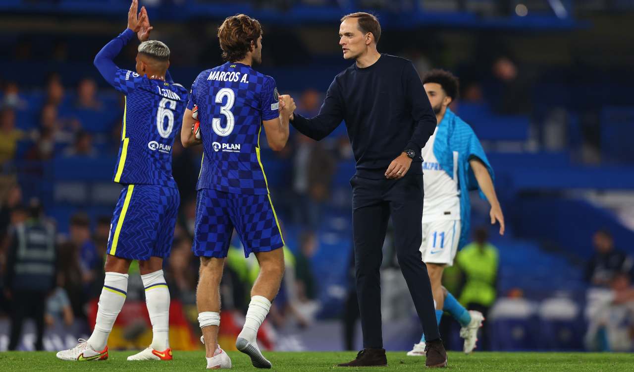 Tuchel e Marcos Alonso