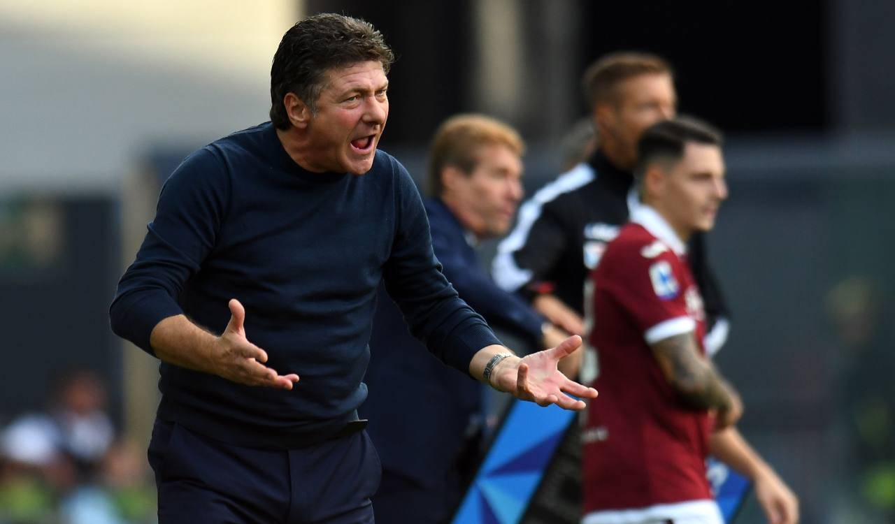Mazzarri che allena