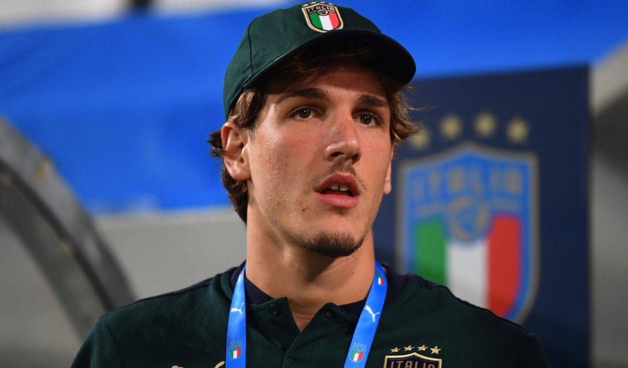 Zaniolo con la Nazionale