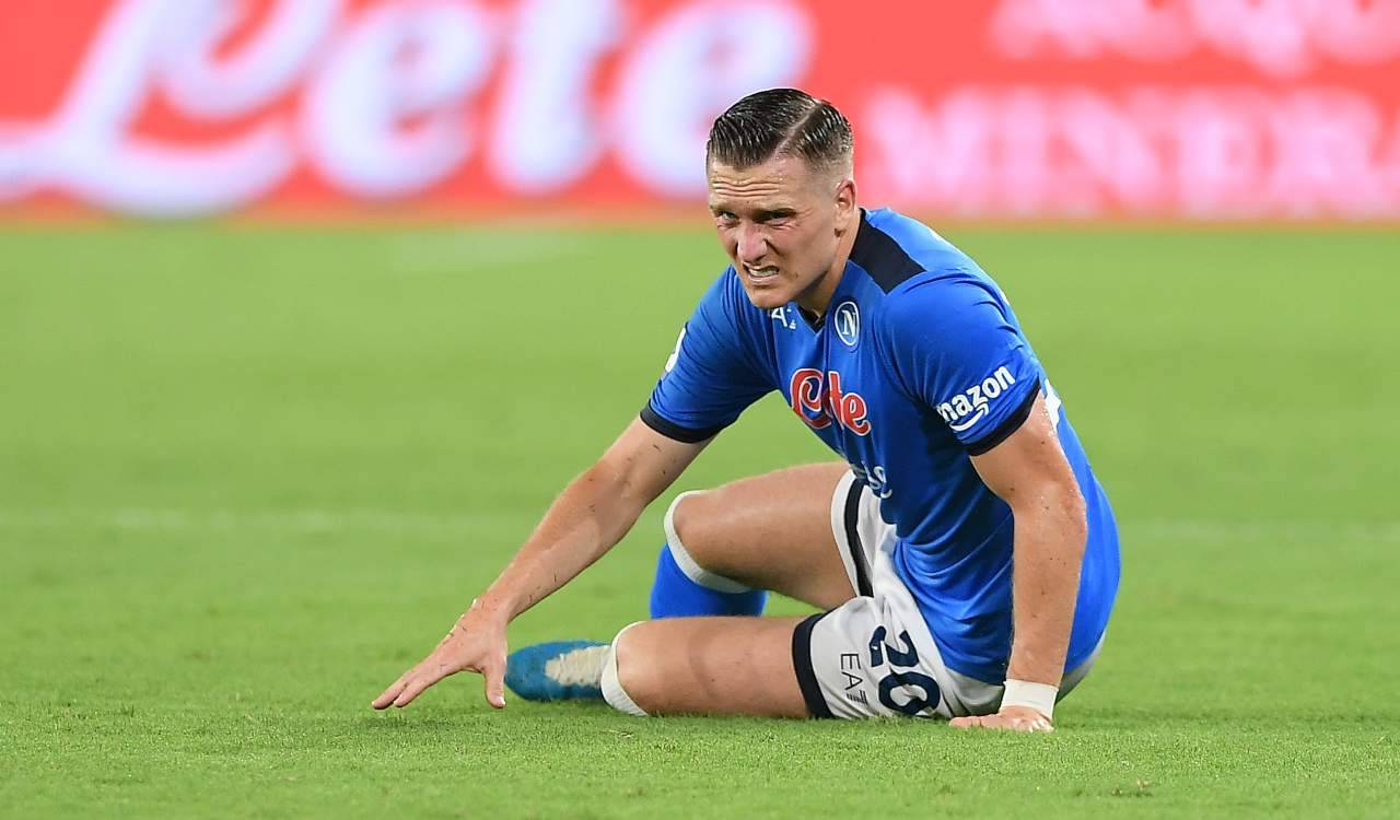 Napoli, Zielinski a terra