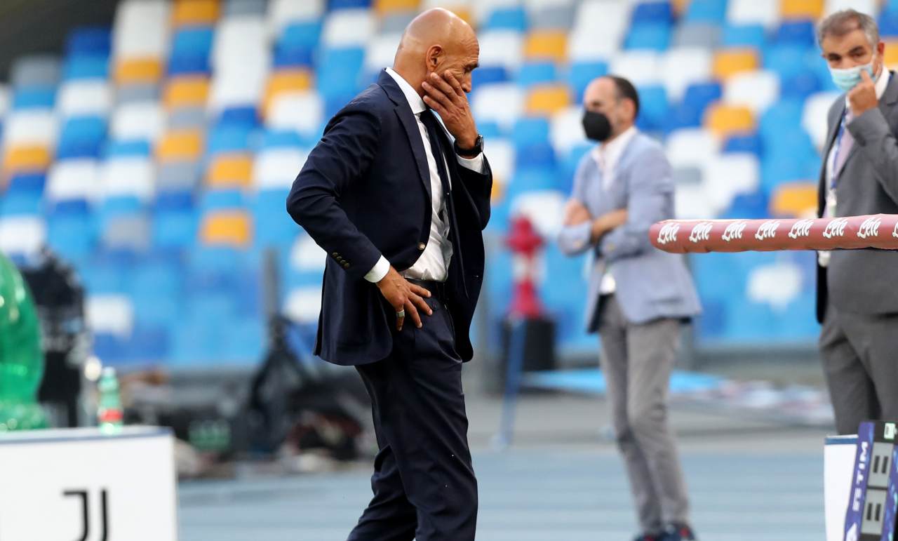 Napoli-Juventus, Spalletti in panchina