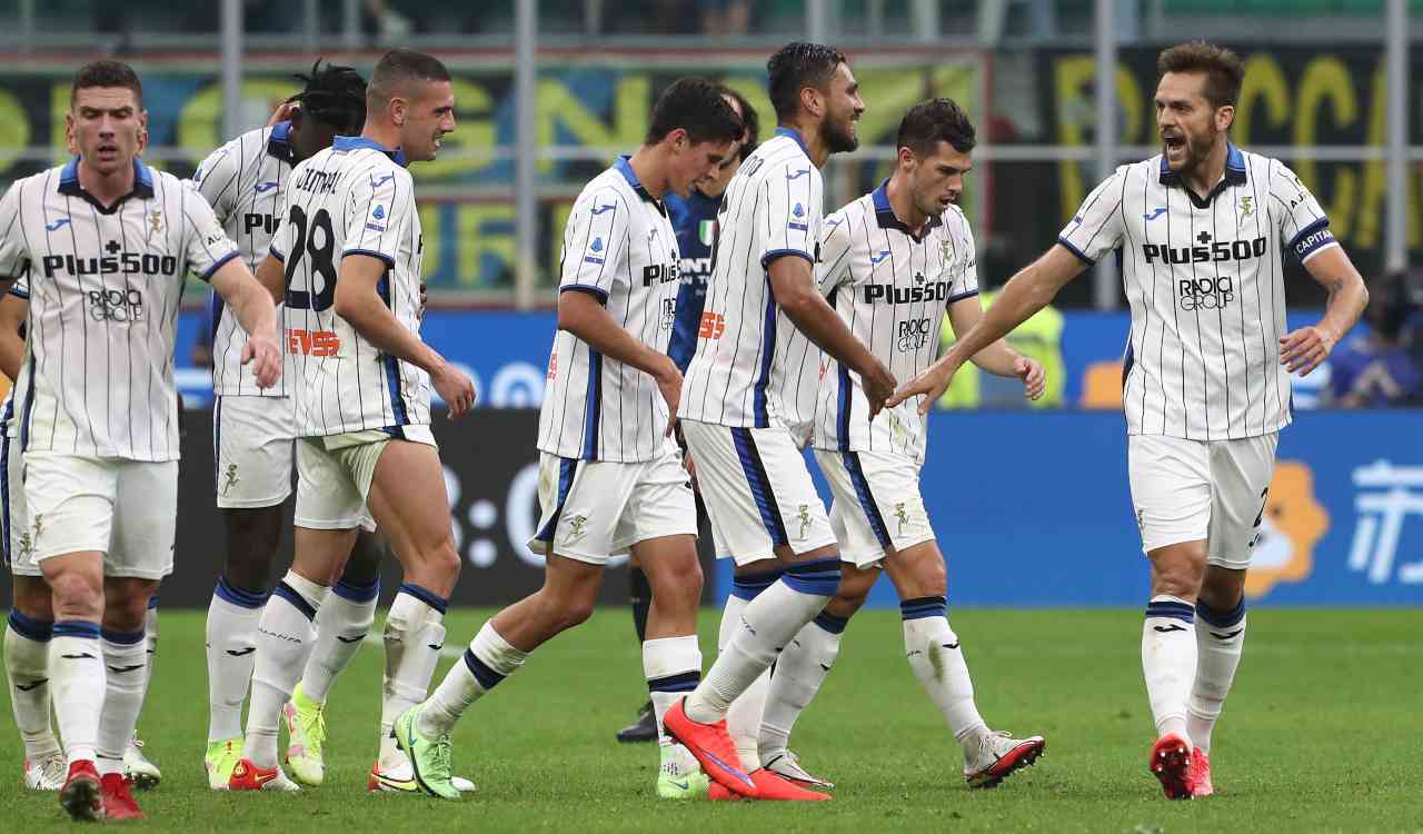 Atalanta esulta a San Siro