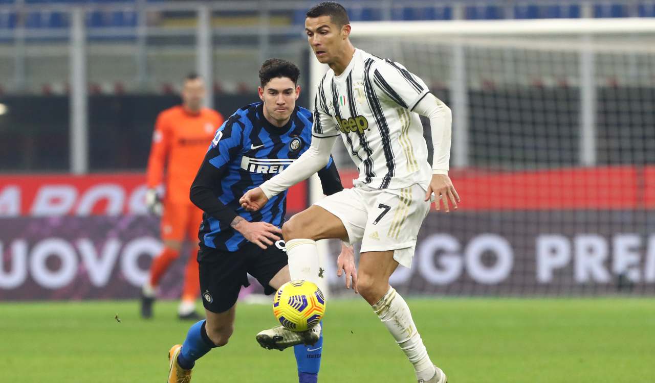 Bastoni contro Ronaldo