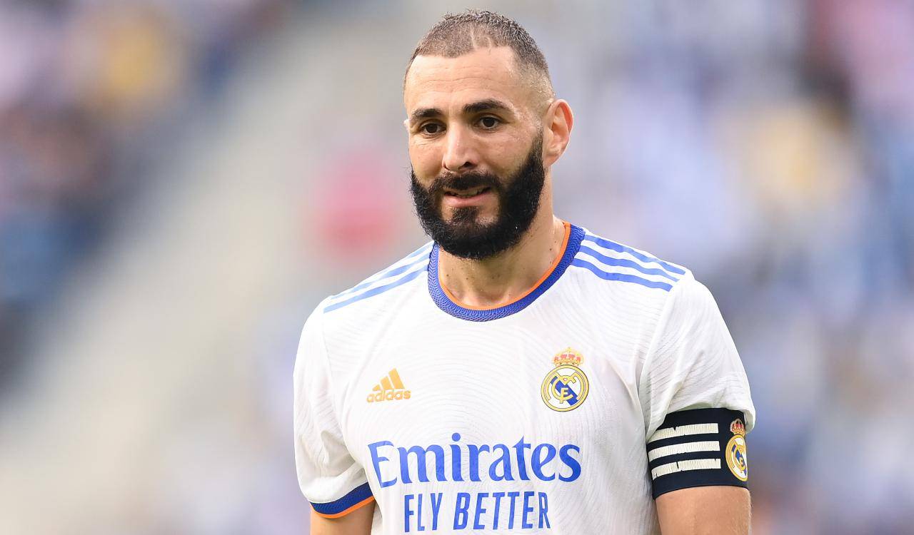 Benzema in campo