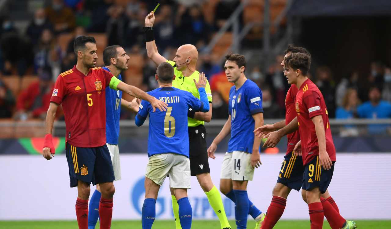 Bonucci viene ammonito