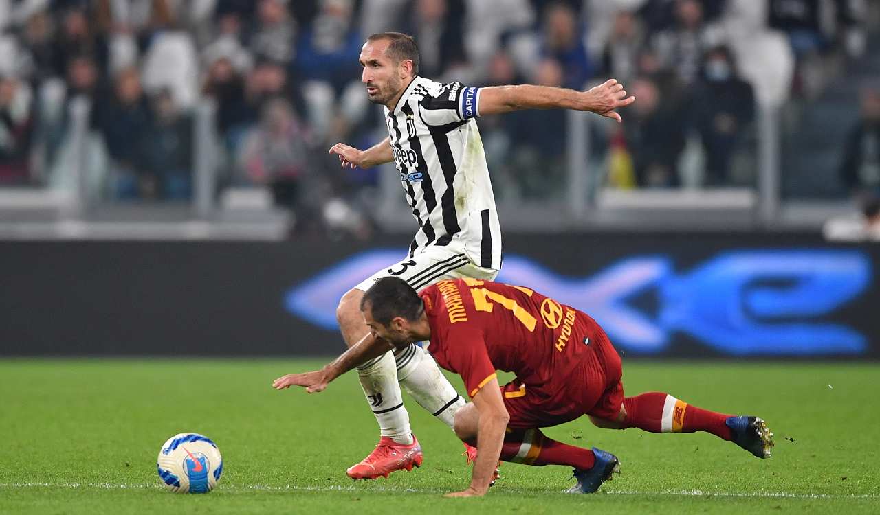 Chiellini a contrasto