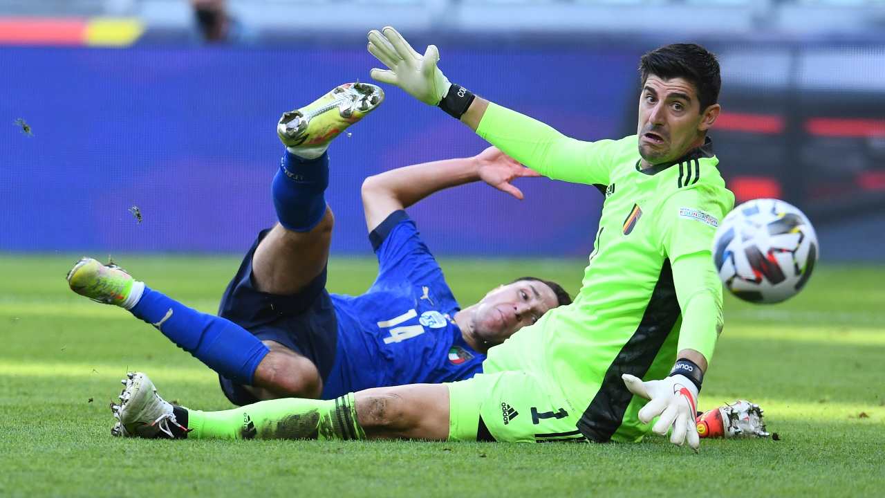 Courtois superato dal pallone
