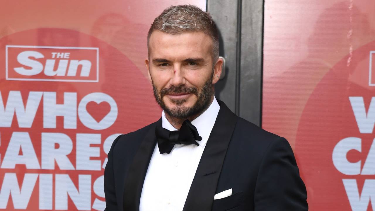 David Beckham in occasione di un evento di gala