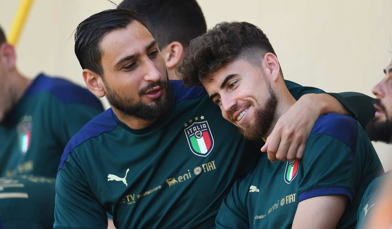 Donnarumma e Jorginho in Nazionale