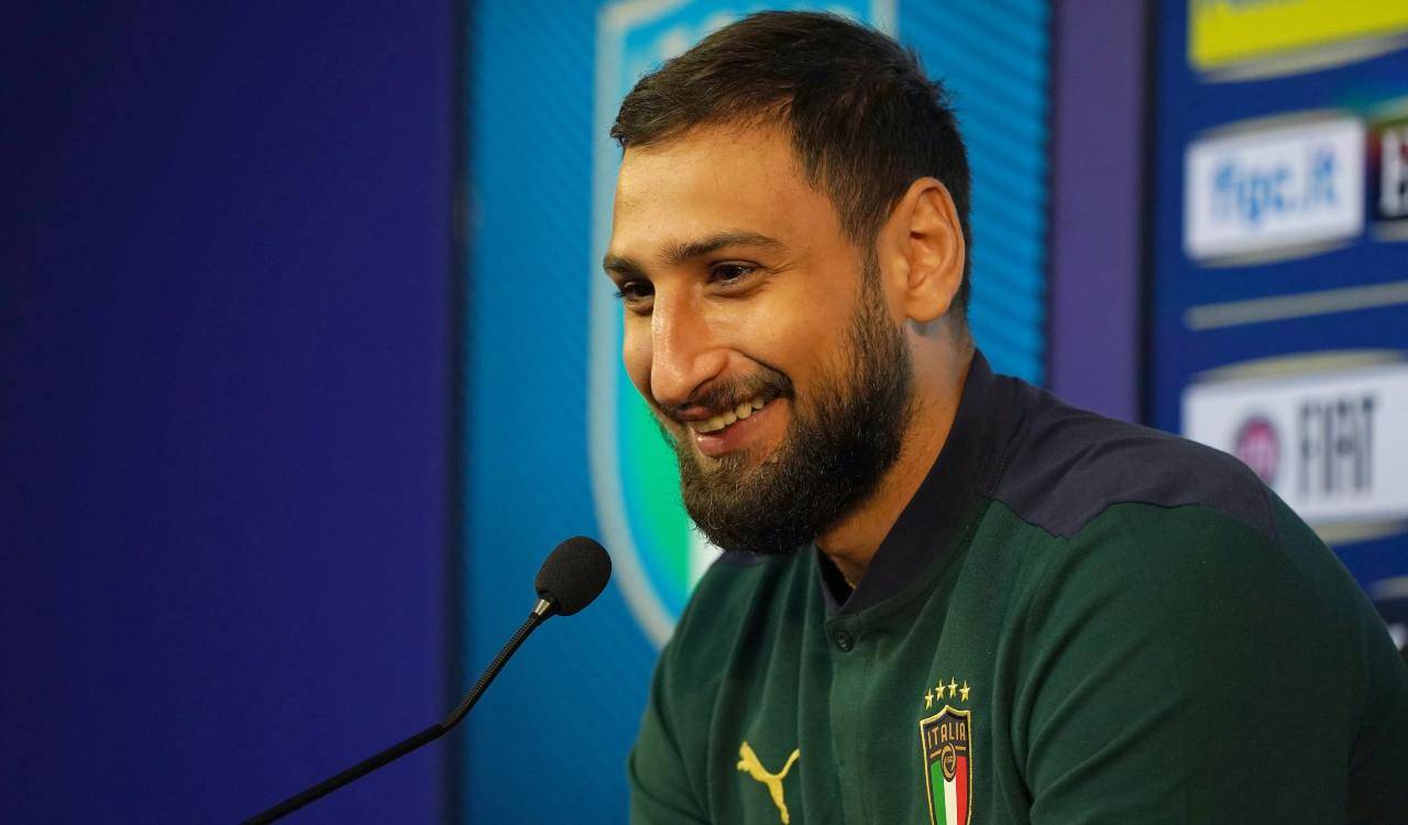 Donnarumma in conferenza stampa