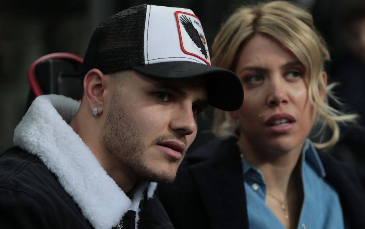 Icardi insieme a Wanda Nara