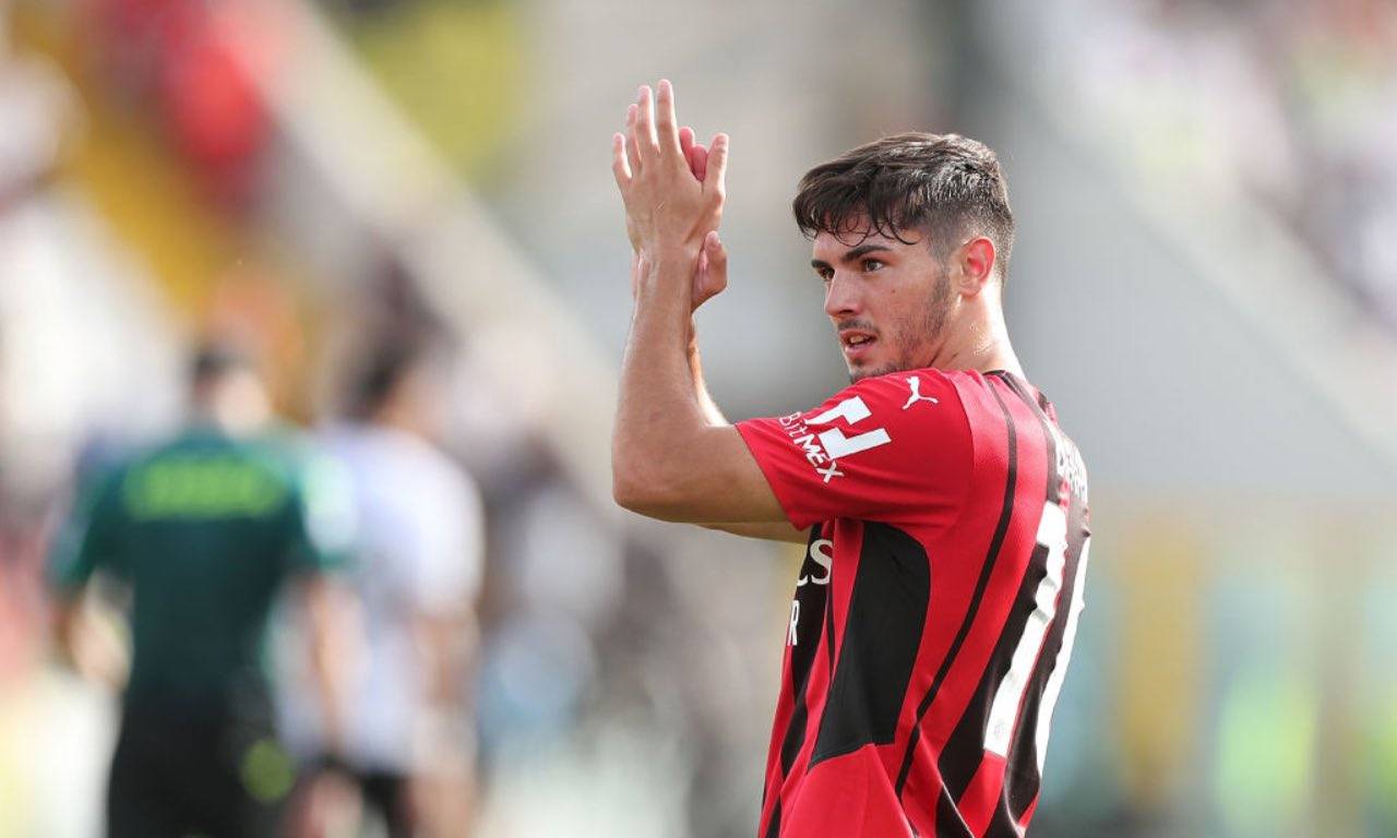 Brahim Diaz durante Spezia-Milan 