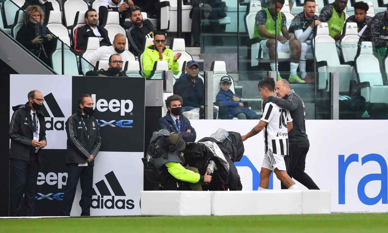 Dybala sconsolato