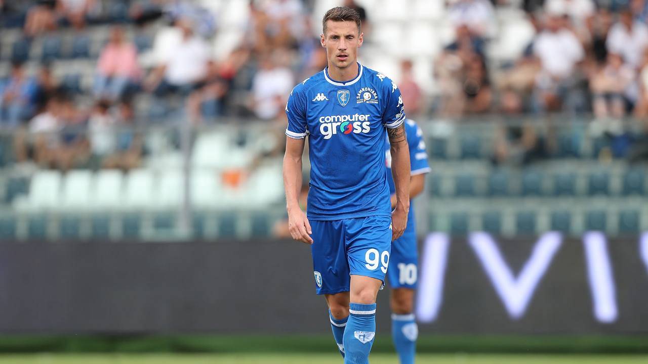 Andrea Pinamonti in campo